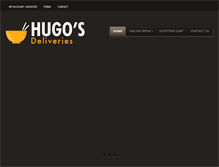 Tablet Screenshot of hugosdeliveries.com